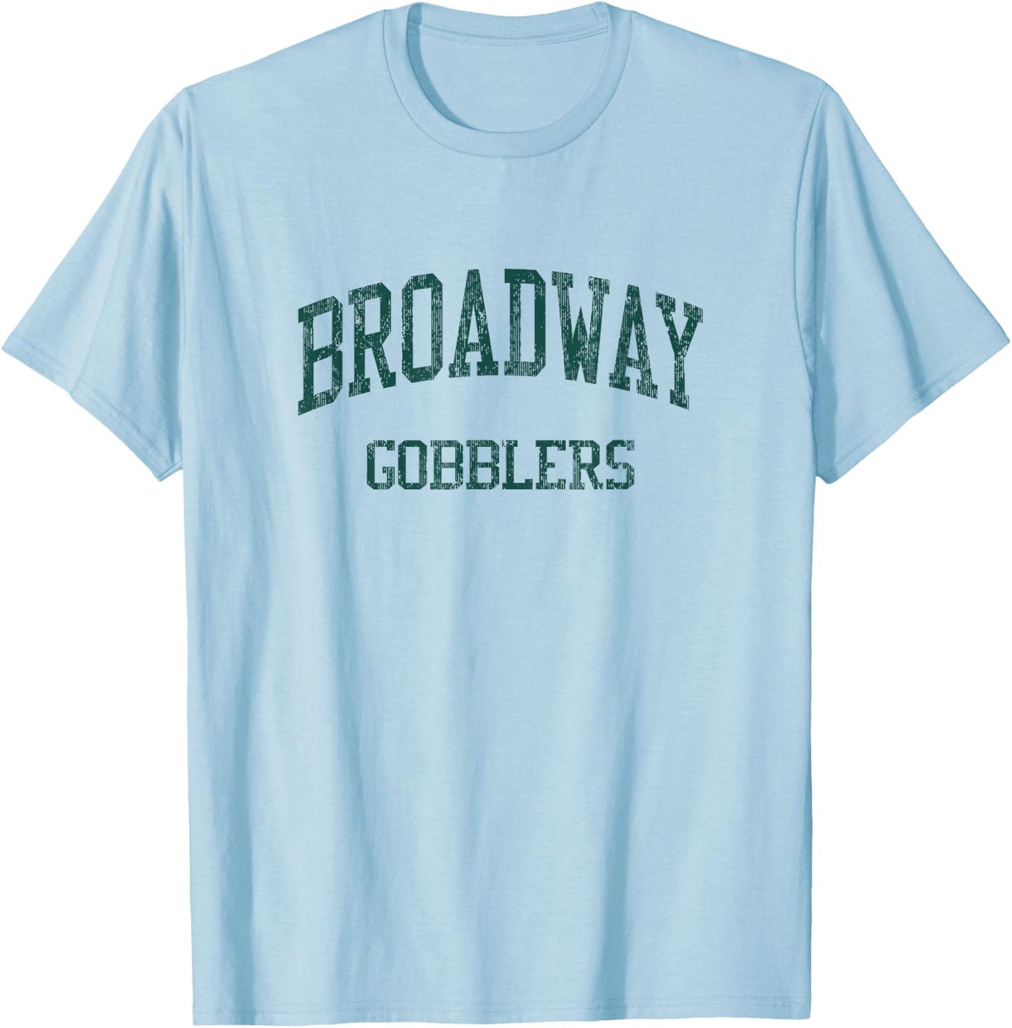 Broadway High School HS Broadway VA Vintage Sports T-Shirt - T-Shirt | Light Blue