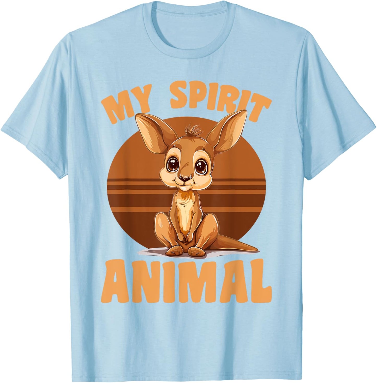 Funny Kangaroo Australia Animal my spirit animal T-Shirt - T-Shirt | Light Blue