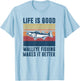 Walleye Fishing Gifts Men Women Kids Freshwater Fish Walleye T-Shirt - T-Shirt | Light Blue