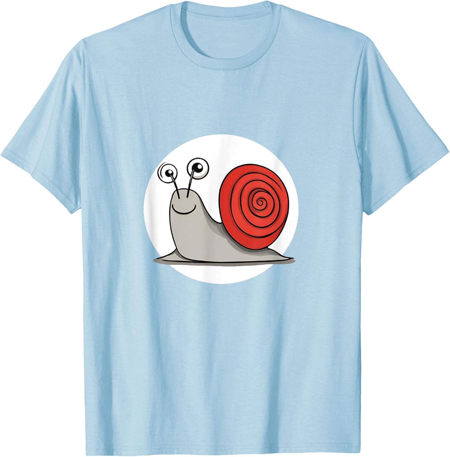 Snail for Boys Girls 3-5 Years T-Shirt - T-Shirt | Light Blue