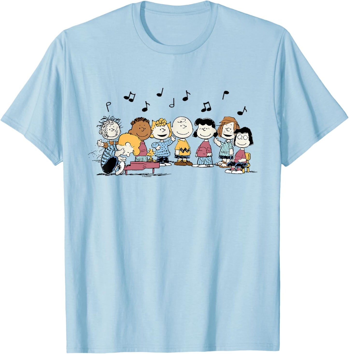Peanuts - Peanuts Music Group , blue T-Shirt - T-Shirt | Light Blue