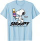 Peanuts Snoopy Ice Cream Cone T-Shirt - T-Shirt | Light Blue
