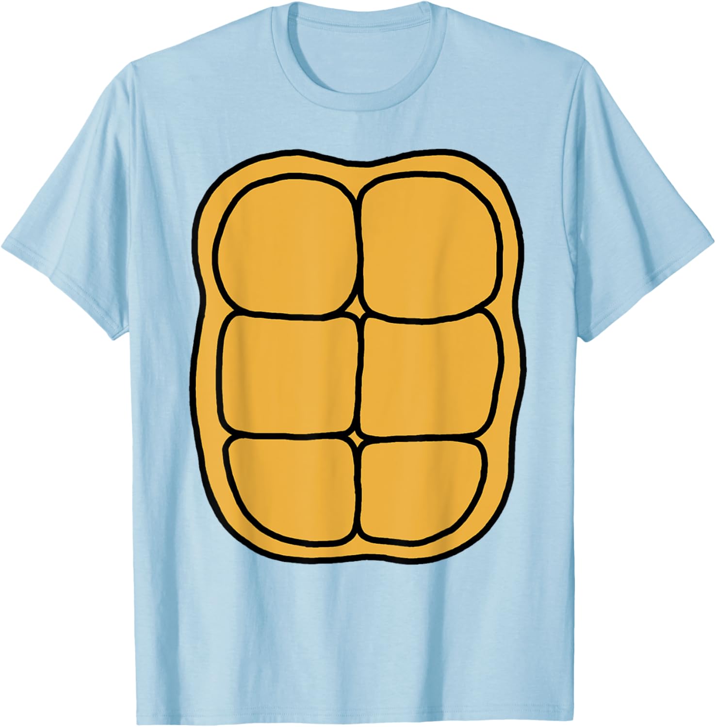 Turtle Shell Shirt Kids DIY Halloween Costume Front + Back T-Shirt - T-Shirt | Light Blue