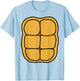 Turtle Shell Shirt Kids DIY Halloween Costume Front + Back T-Shirt - T-Shirt | Light Blue
