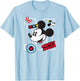 Disney Mickey Mouse Big M T-Shirt - T-Shirt | Light Blue