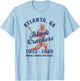 Vintage Negro League Baseball Atlanta Black Crackers T-Shirt - T-Shirt | Light Blue