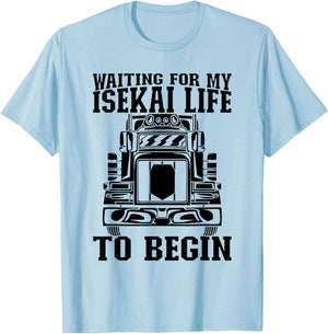 Isekai Anime Japan Kawaii Otaku Japanese - Manga Truck T-Shirt - T-Shirt | Light Blue