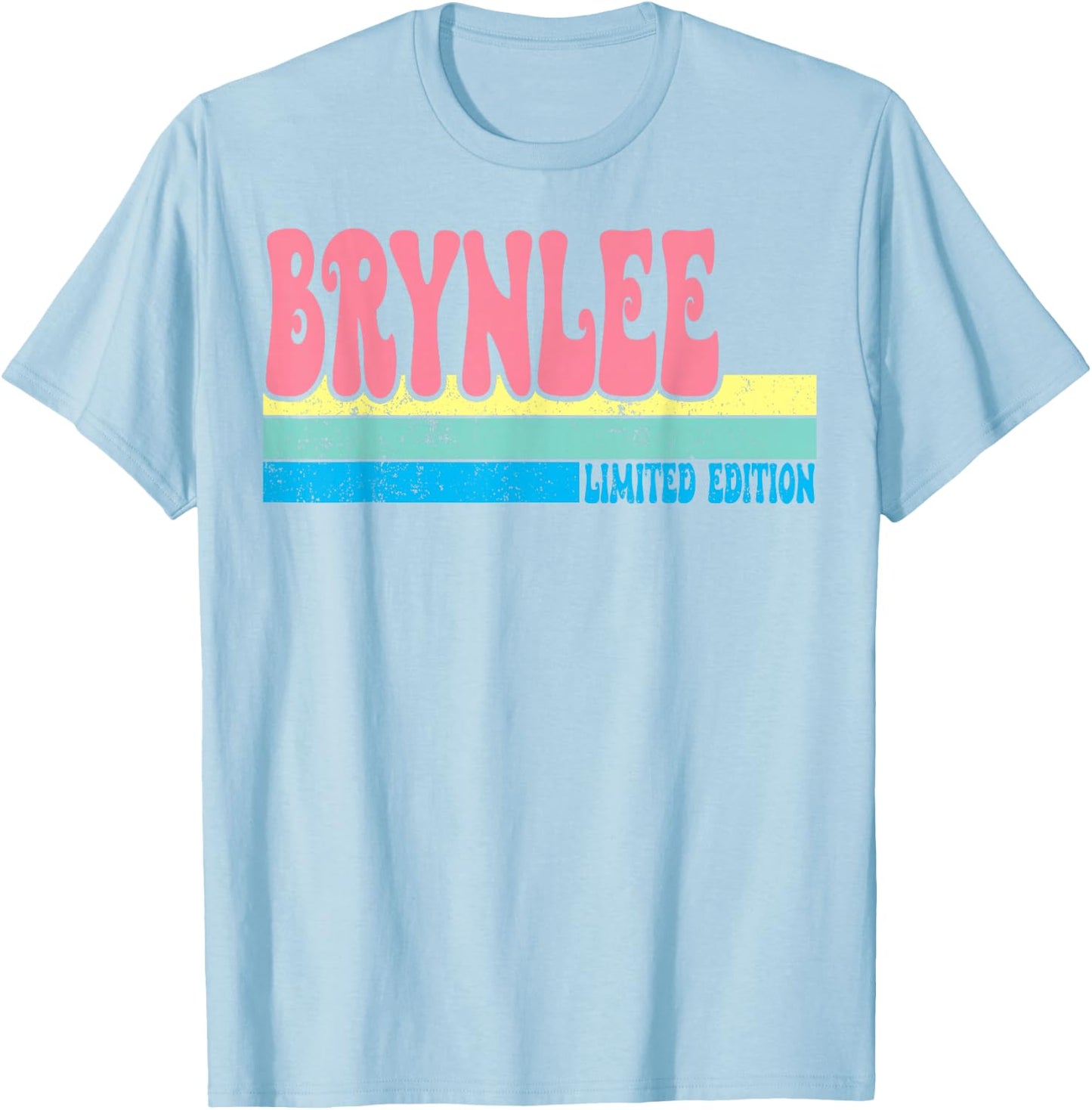 BRYNLEE Name Personalized Cute Idea Groovy Women BRYNLEE T-Shirt - T-Shirt | Light Blue