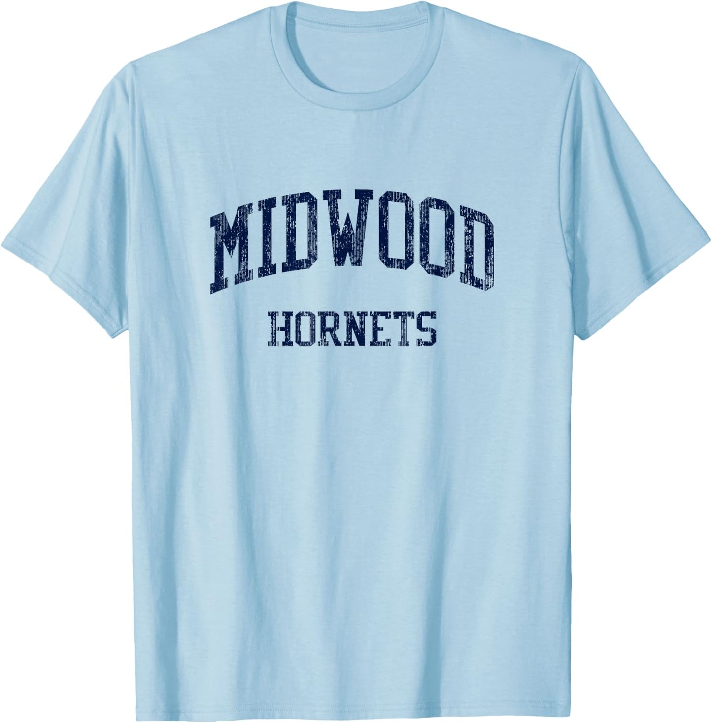 Midwood High School HS Brooklyn NY Vintage Sports T-Shirt - T-Shirt | Light Blue
