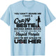 Halloween Retro You Can't Scare Me I Have A Crazy Bestie T-Shirt - T-Shirt | Light Blue