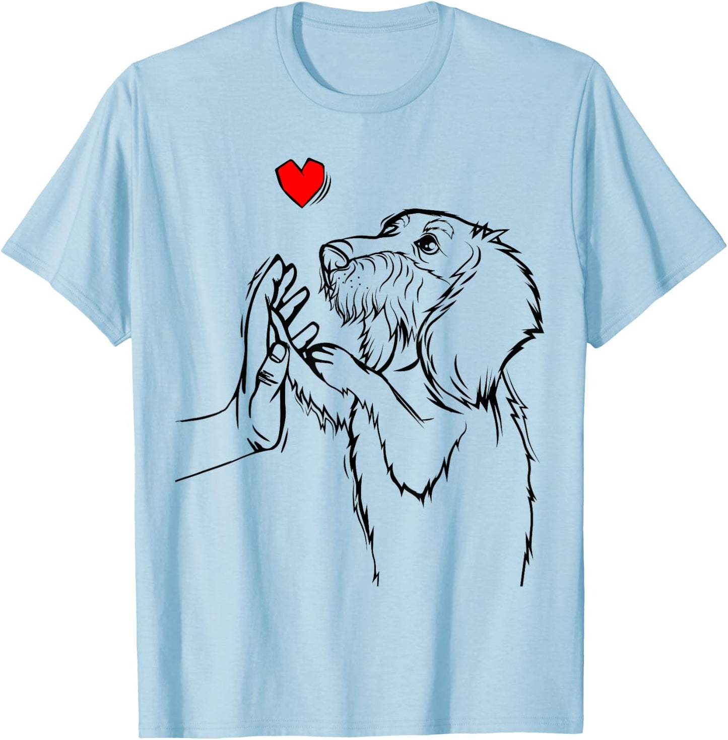 Wirehaired Dachshund Weiner Dog Boys Girls Kids Women T-Shirt - T-Shirt | Light Blue