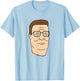 King Of The Hill Hank Hill Simple Portrait T-Shirt - T-Shirt | Light Blue