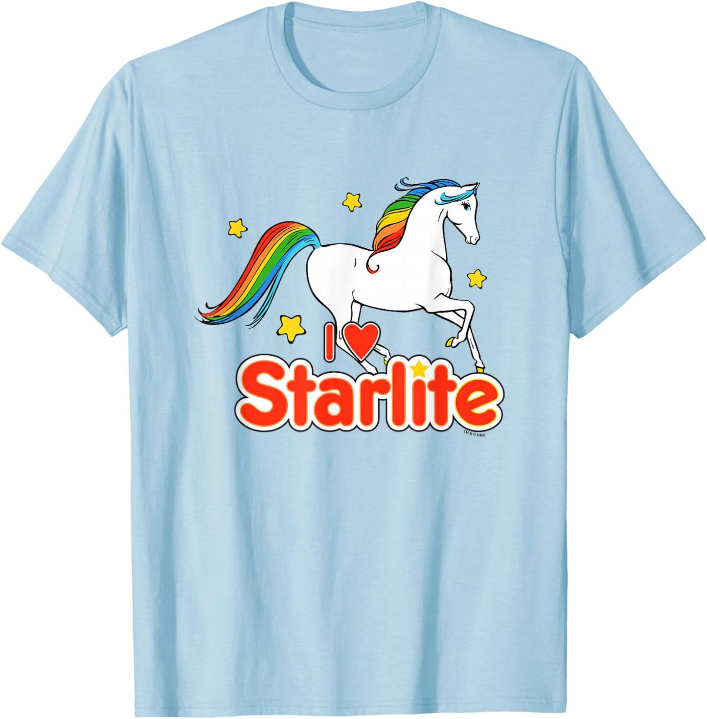 Rainbow Brite I Love Starlite T-Shirt - T-Shirt | Light Blue