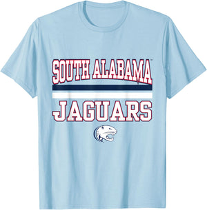 South Alabama Jaguars NCAA | VNPUSTAL301 T-Shirt - T-Shirt | Light Blue