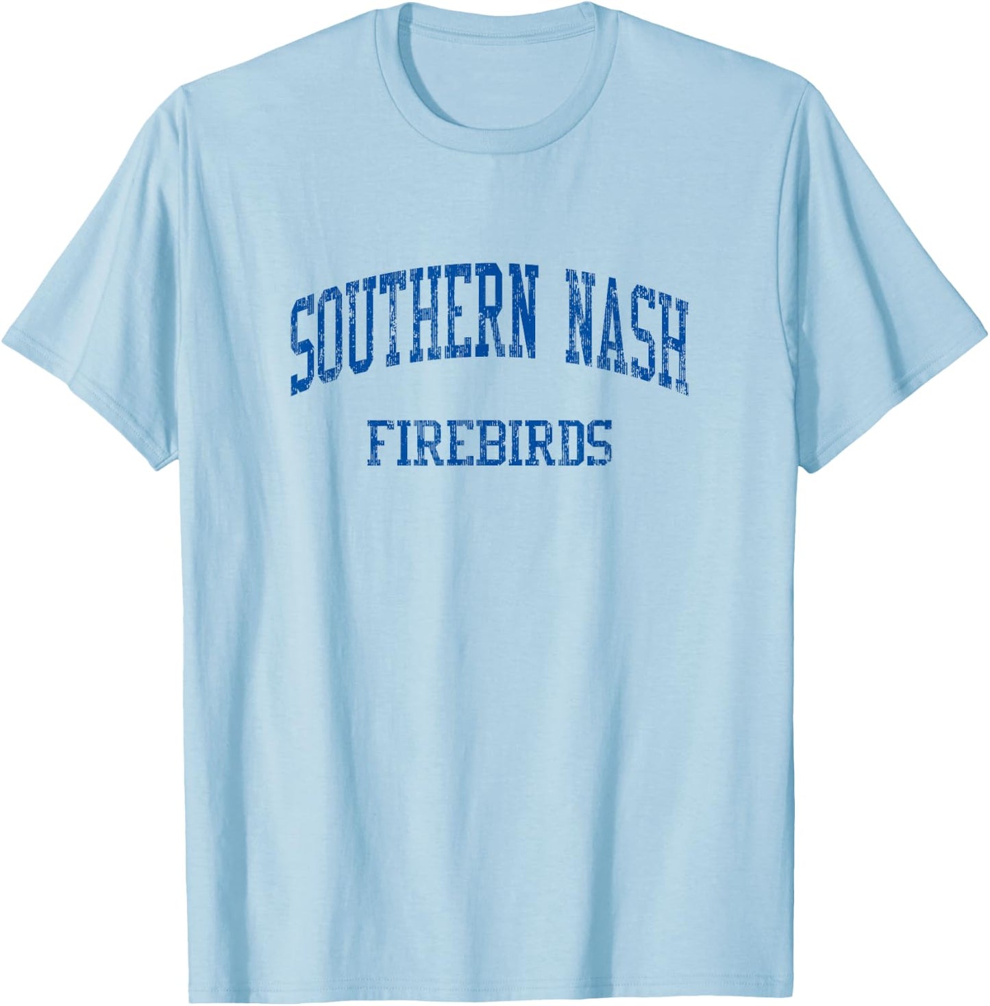 Southern Nash High School HS Bailey NC Vintage Sports T-Shirt - T-Shirt | Light Blue