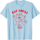 Disney Pixar Toy Story Pizza Planet Alien Eat Local T-Shirt - T-Shirt | Light Blue