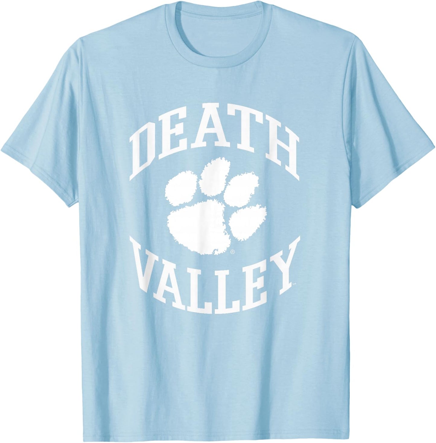 Clemson Tigers Death Valley Orange Officially Licensed T-Shirt - T-Shirt | Light Blue