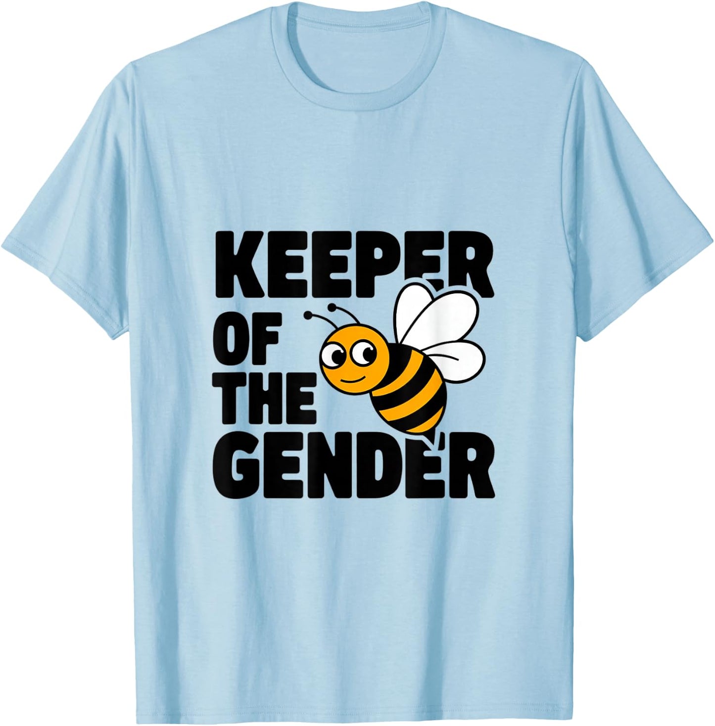 Keeper of the Gender Bee Theme T-Shirt - T-Shirt | Light Blue
