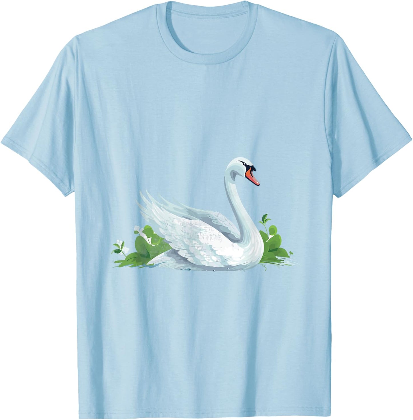 Cute Swan Costume for Girls and Boys | Vintage Swan T-Shirt - T-Shirt | Light Blue