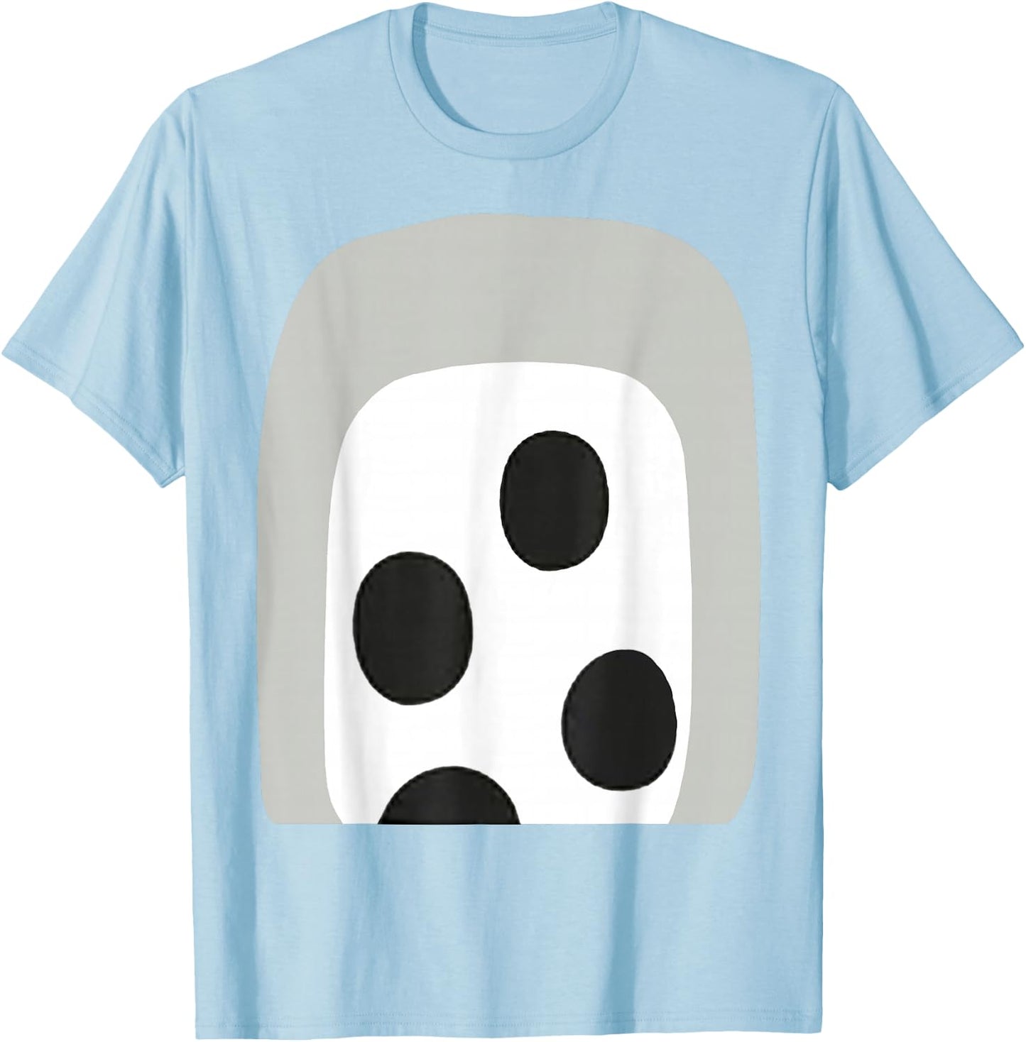 Blue Heeler Dog Chloe Dalmatian Funny Puppy Holiday T-Shirt - T-Shirt | Light Blue