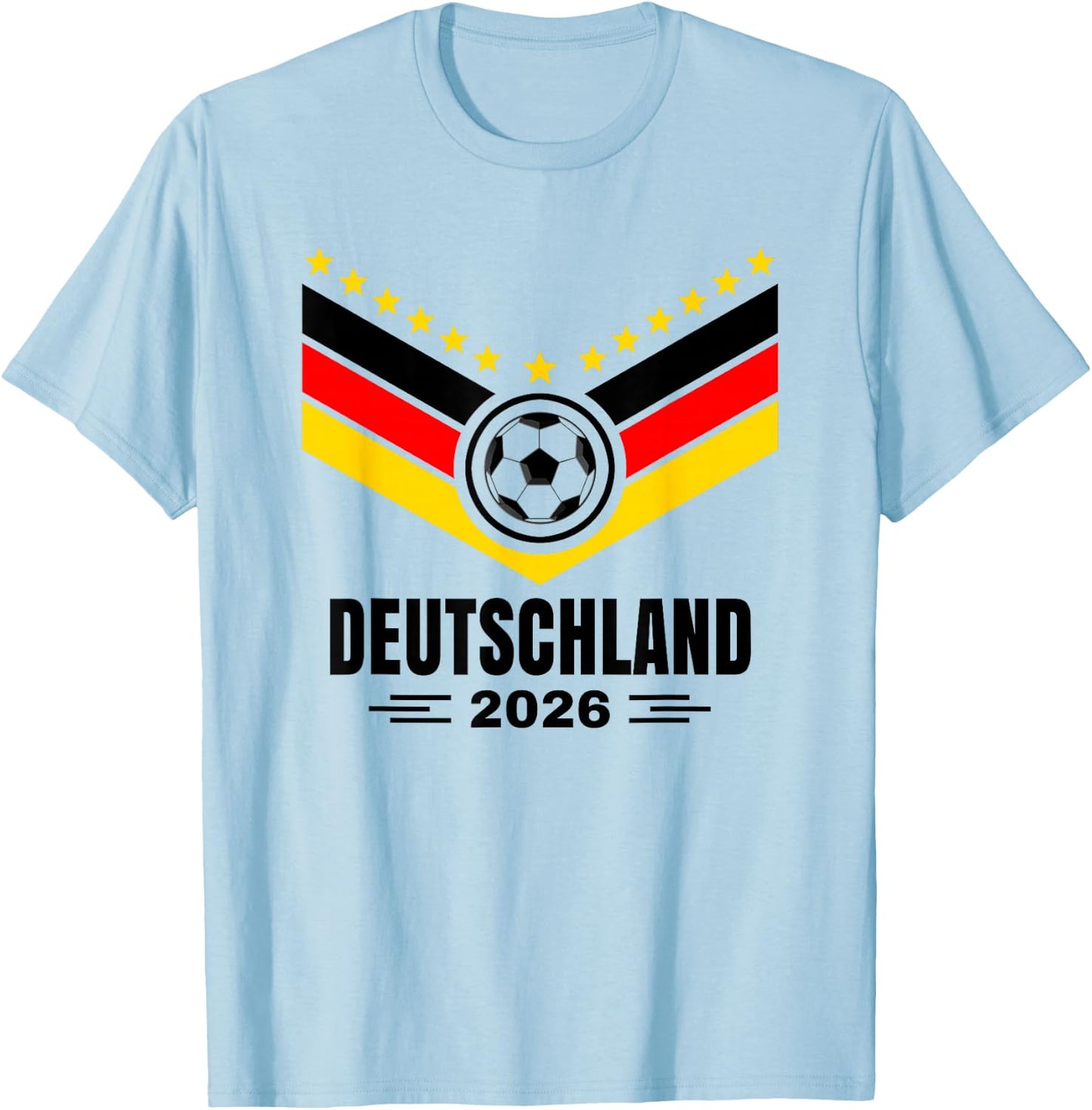 Deutschland Jungen Kinder Männer Jugend Deutschland 2026 T-Shirt - T-Shirt | Light Blue