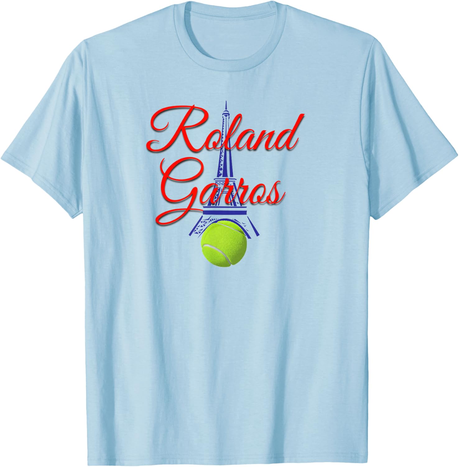 Roland Garros for French Teennis Fans T-Shirt - T-Shirt | Light Blue