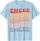 Emcee Groovy Retro T-Shirt - T-Shirt | Light Blue