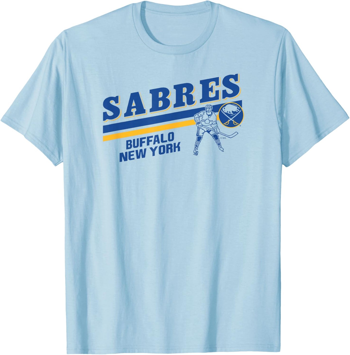 Buffalo Sabres Player White Officially Licensed T-Shirt - T-Shirt | Light Blue