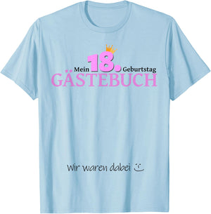 18th Birthday Boy Girl 18 Years 2005 Funny Gift , White T-Shirt - T-Shirt | Light Blue