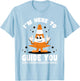 Halloween Traffic Cone Costume Safety Road Cone T-Shirt - T-Shirt | Light Blue