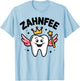 Zahnfee Shirt Damen, Weiß, Kurzarm, Small, EU 41, Cartoon, Kreuzrücken, Casual, Kostümparty T-Shirt - T-Shirt | Light Blue