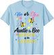 He or She Auntie to Bee Keeper of the Gender Reveal Baby T-Shirt - T-Shirt | Light Blue