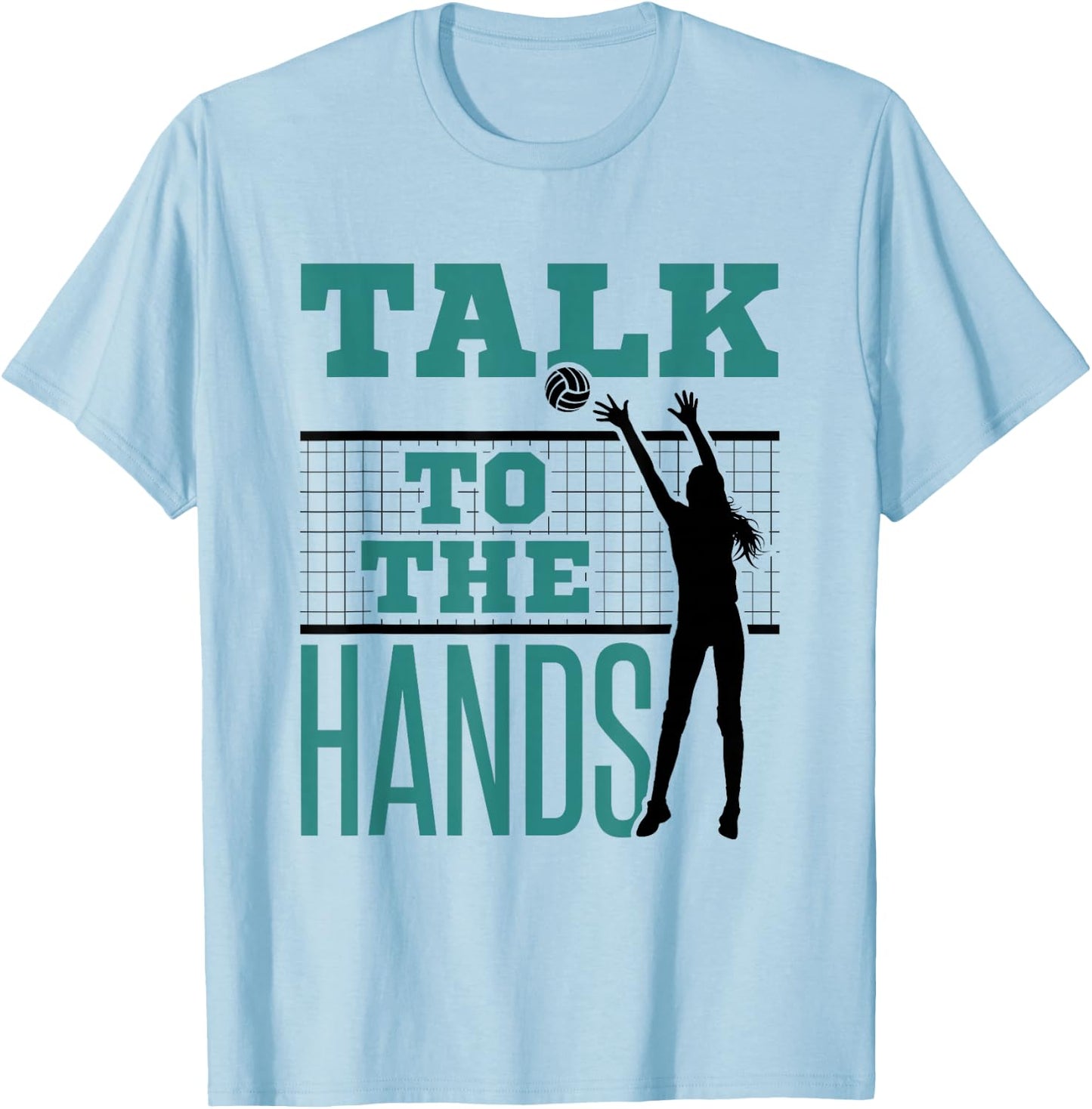 Funny Volleyball Middle Blocker T-Shirt - T-Shirt | Light Blue