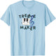 Treble Maker Piano Pun T-Shirt - T-Shirt | Light Blue