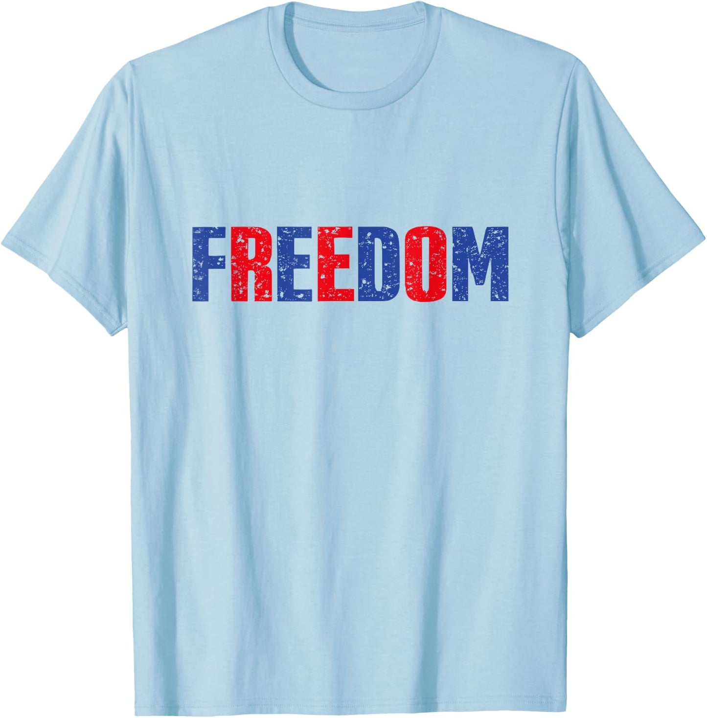 I Love The Taste of Freedom Couples Matching 4th of July T-Shirt - T-Shirt | Light Blue