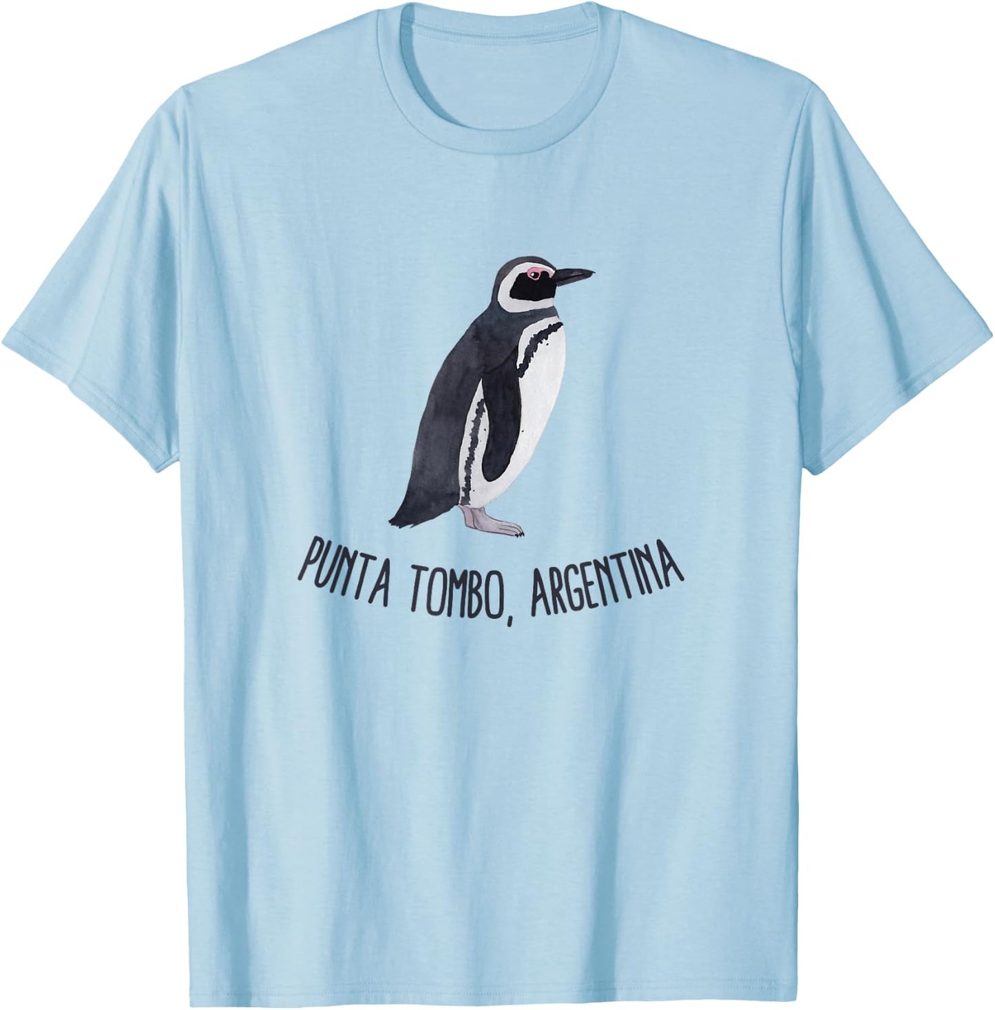 Patagonian Magellanic Penguins, Punta Tombo Argentina T-Shirt - T-Shirt | Light Blue