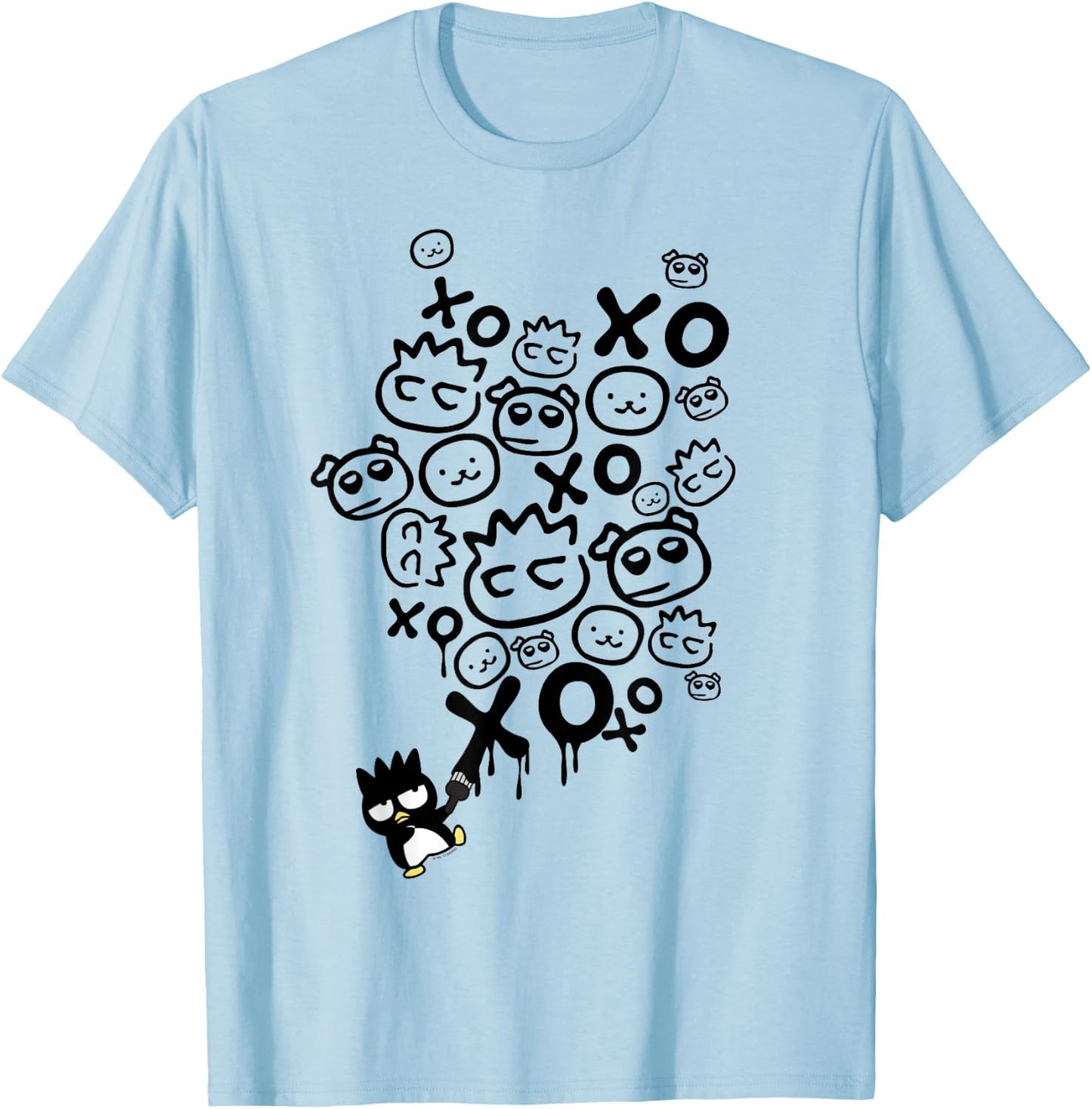 Badtz - Maru XO Street Art T-Shirt - T-Shirt | Light Blue
