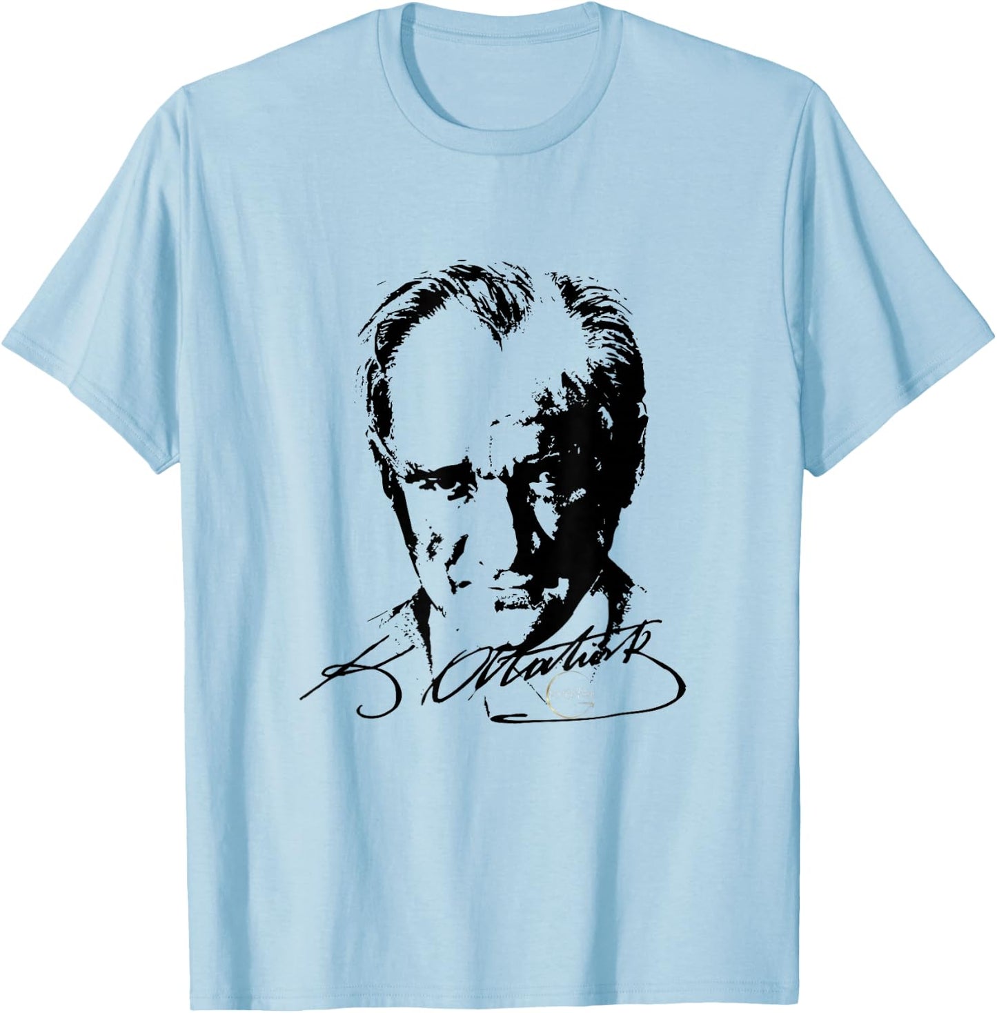 Gazi Mustafa Kemal Atatürk Imza Türkiye Unterschrift Türkei T-Shirt - T-Shirt | Light Blue
