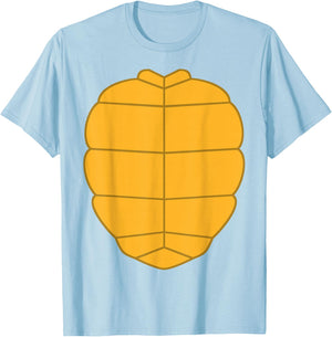 Turtle Shell Halloween Costume Kids Boys Girls Front & Back T-Shirt - T-Shirt | Light Blue