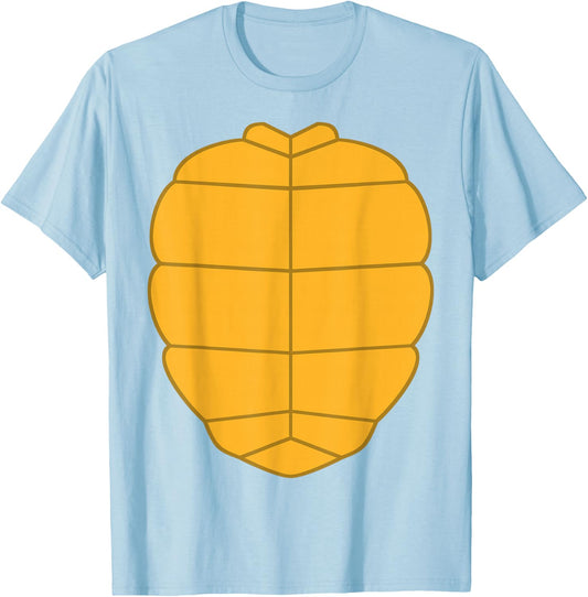 Turtle Shell Halloween Costume Kids Boys Girls Front & Back T-Shirt - T-Shirt | Light Blue