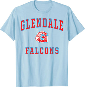 Glendale High School Falcons T-Shirt - T-Shirt | Light Blue