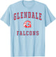 Glendale High School Falcons T-Shirt - T-Shirt | Light Blue