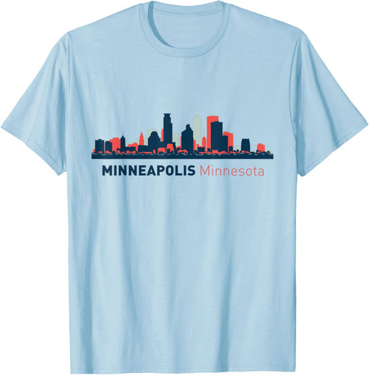 Minneapolis Minnesota I Love T-Shirt - T-Shirt | Light Blue