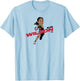 A'ja Wilson - Caricature - Las Vegas Basketball T-Shirt - T-Shirt | Light Blue