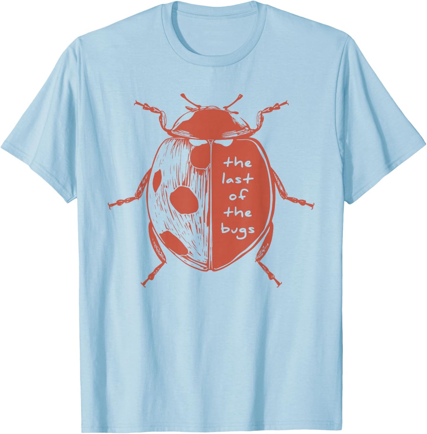 The Last of The Bugs Cute Nature Graphic T-Shirt - T-Shirt | Light Blue