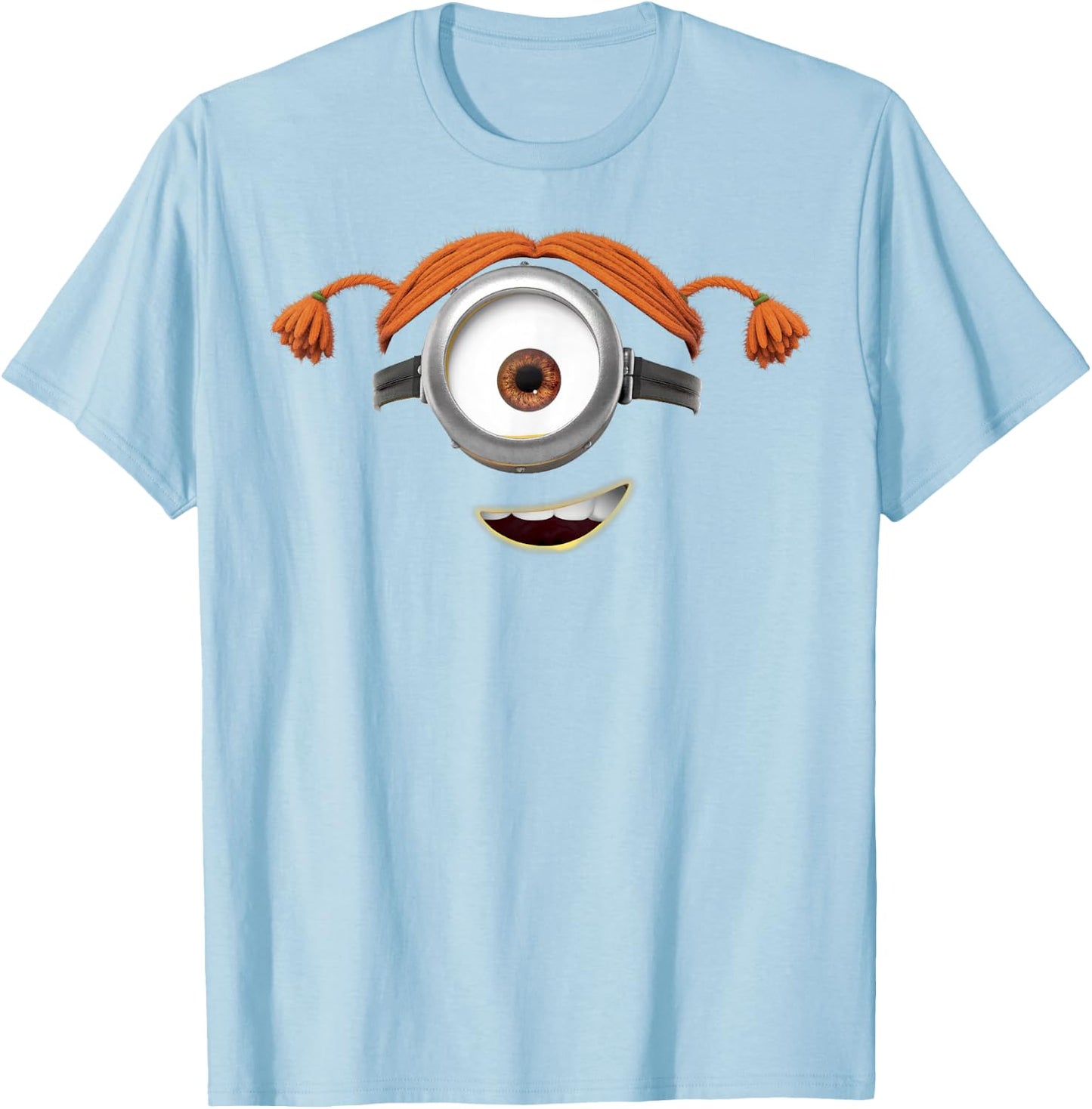 Despicable Me Minions Carl Pigtails T-Shirt - T-Shirt | Light Blue