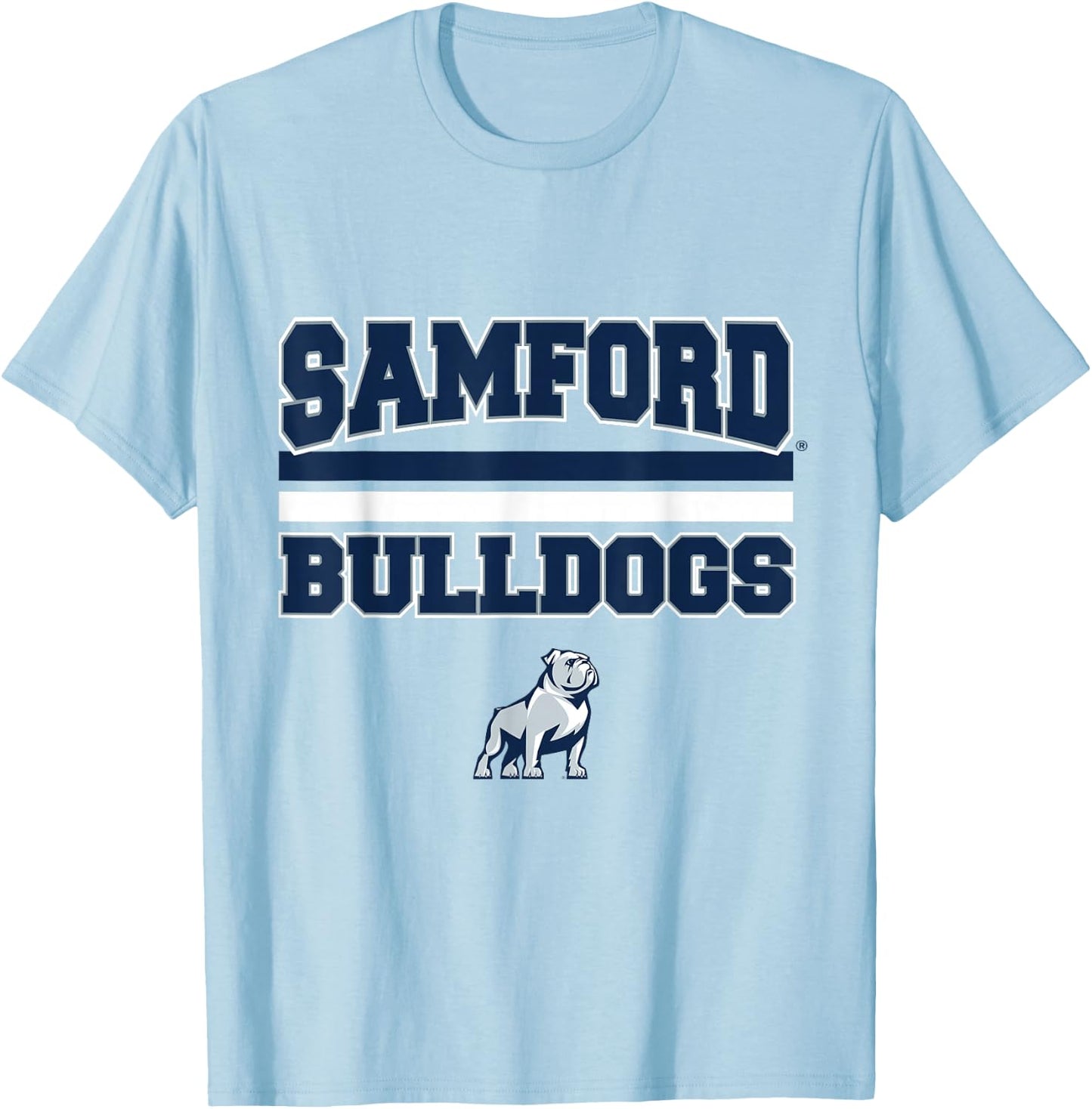 Samford Bulldogs |NCAA Official University Merch | VNPSMF301 T-Shirt - T-Shirt | Light Blue