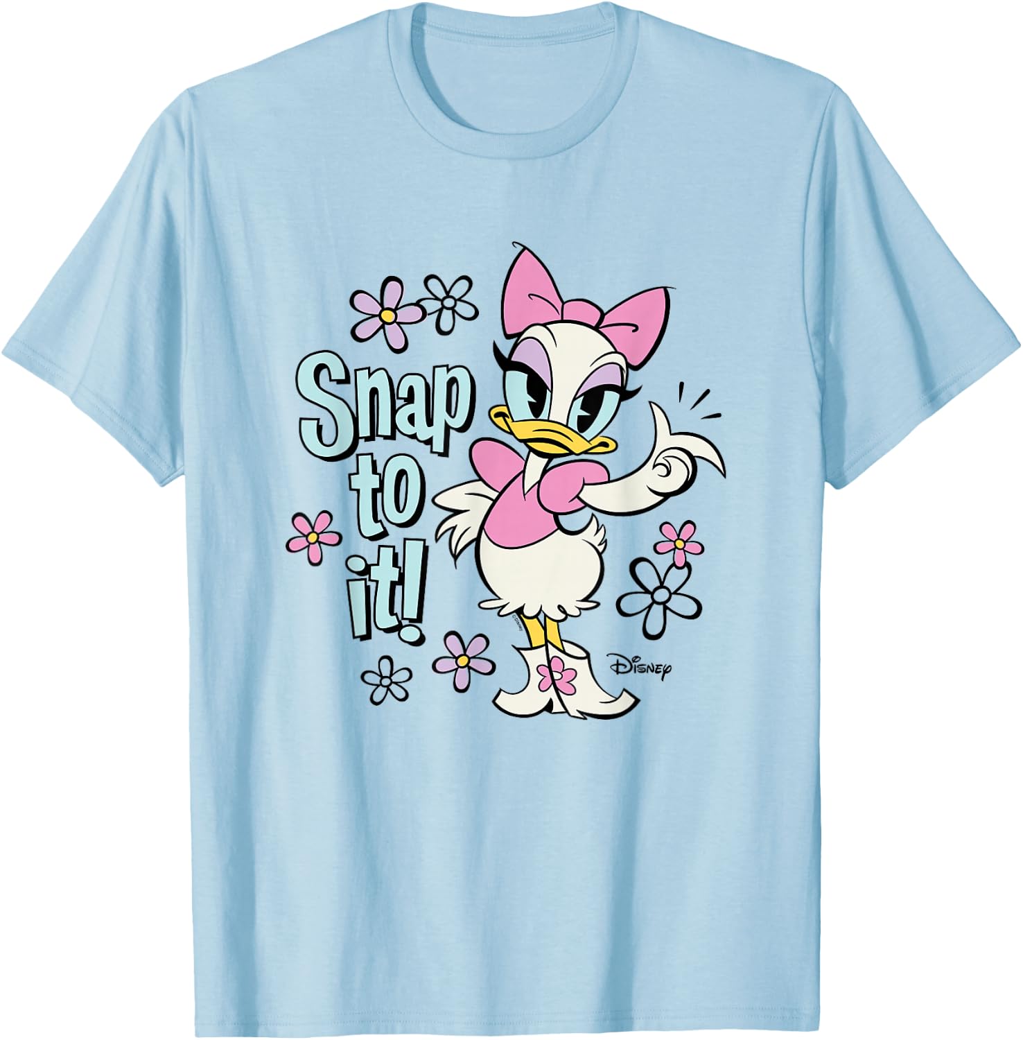 Daisy Duck - Snap to It T-Shirt - T-Shirt | Light Blue