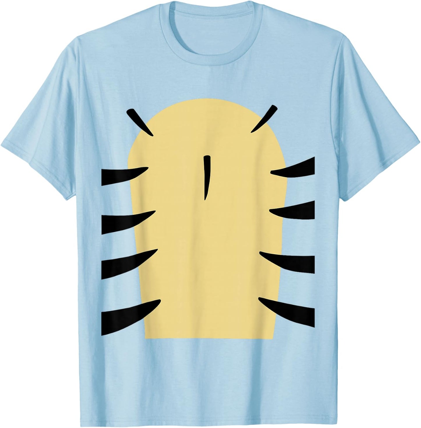 Tiger Costume Halloween Group Couple Costumes Men Women Kids T-Shirt - T-Shirt | Light Blue