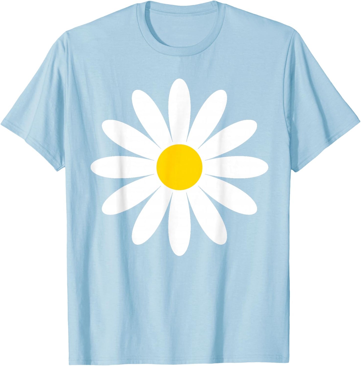 Daisy Costume Flower Costume Flowers Natural , Green T-Shirt - T-Shirt | Light Blue